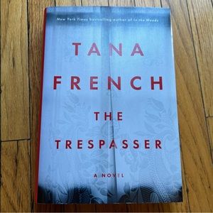 Hardcover “Trespasser” Tana French, Bestseller Thriller Novel, Book Club